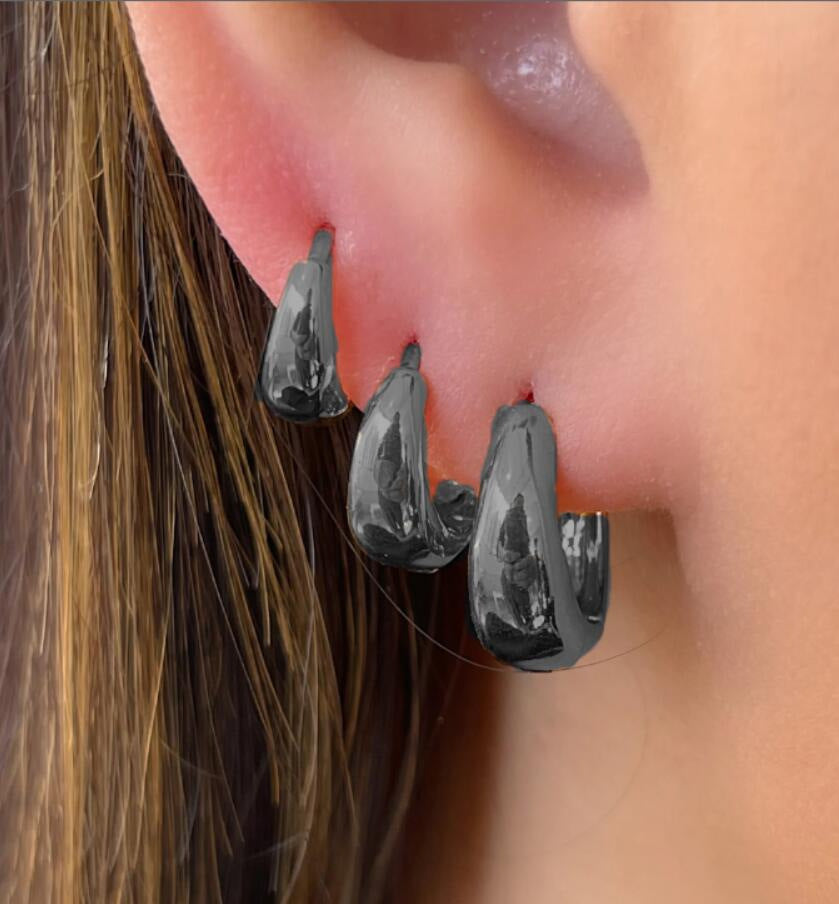 Wholesale Simple large earrings, high-end niche